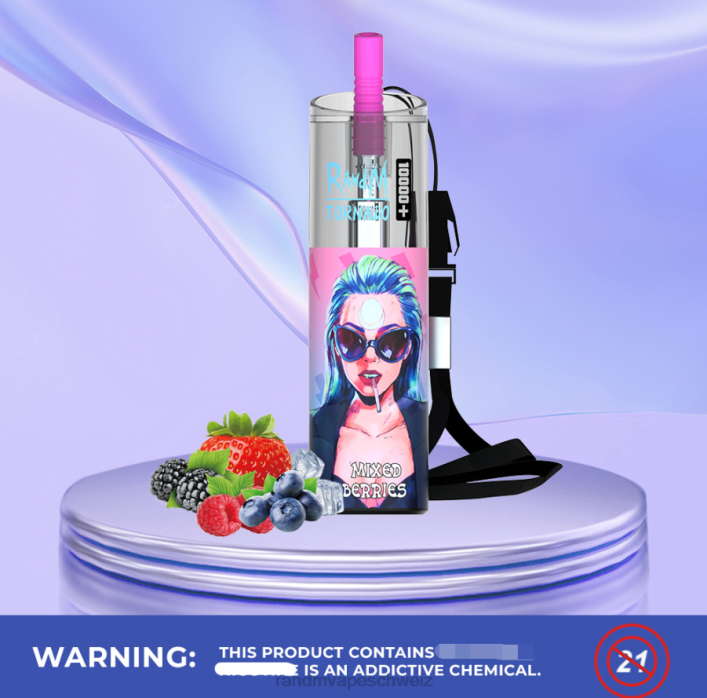 Tornado Vape Preis | RandM Tornado 00P278 10000 plus Airflow-Control-Vape-Gerät 1 Stk gemischte Beeren