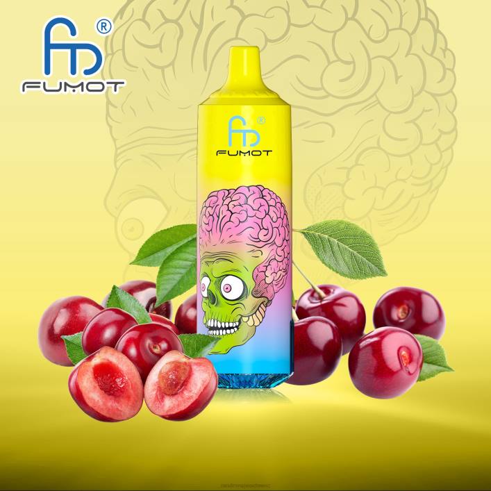 Tornado Vape Schweiz | Fumot RandM Tornado 00P2187 9000 Pro Vape-Gerät mit Akku und E-Juice-Display Version 1 Kirsche